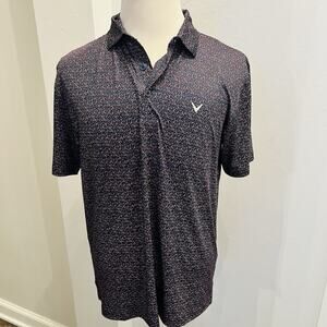 Callaway Men’s Golf Shirt Polo Multicolor Peppers Size XL Opti Dri NWT (A0130)